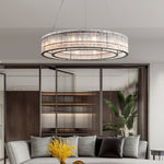 Glass Tube Ring Chandelier - Lamp Outdoor
