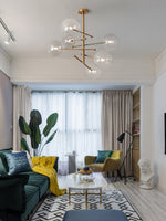 Orbit Contemporary Glass Chandelier - Lamp Outdoor