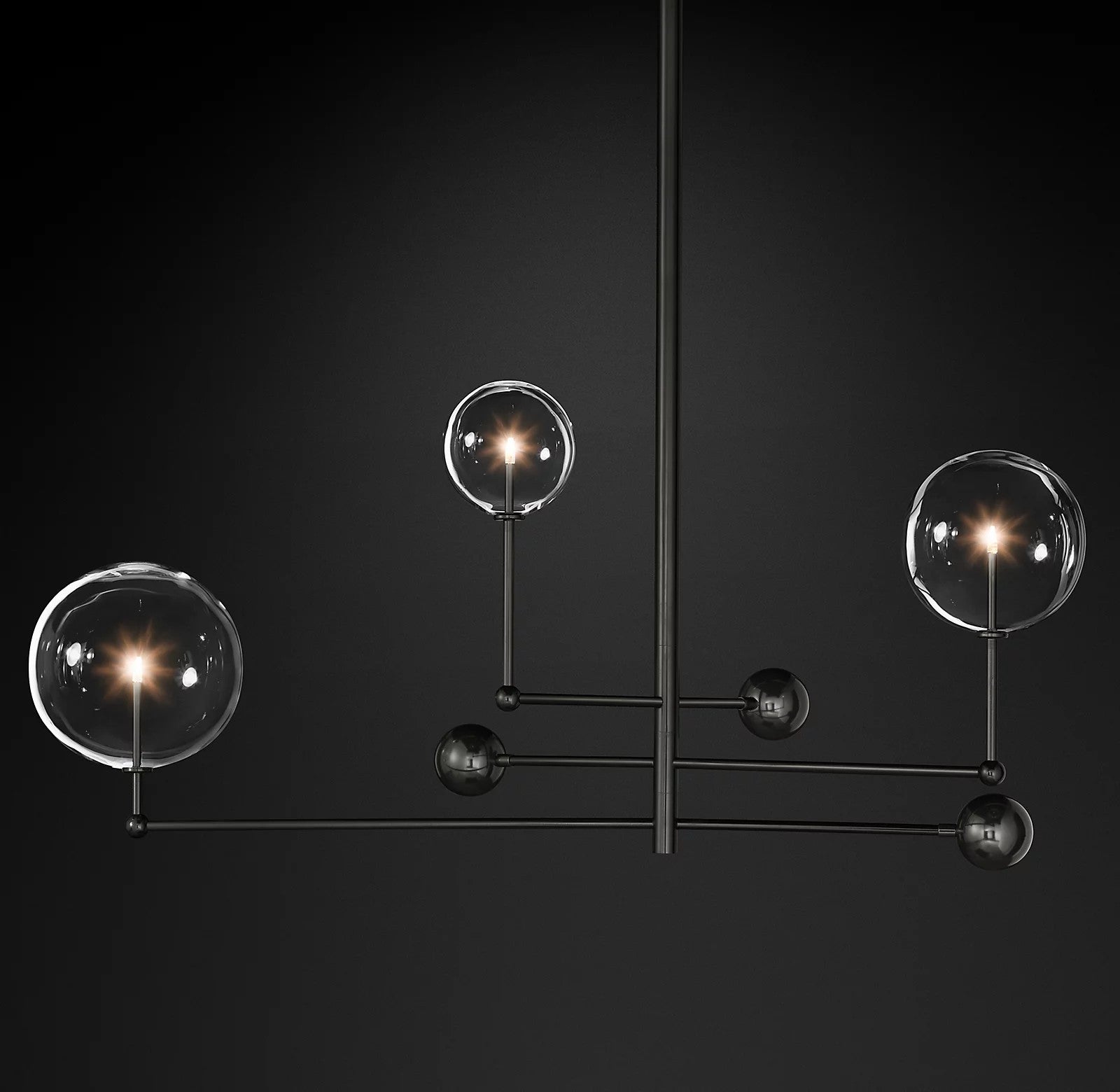 Orbit Contemporary Glass Chandelier - Lamp Outdoor