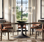 Orbit Contemporary Glass Chandelier - Lamp Outdoor