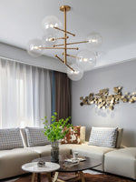 Orbit Contemporary Glass Chandelier - Lamp Outdoor