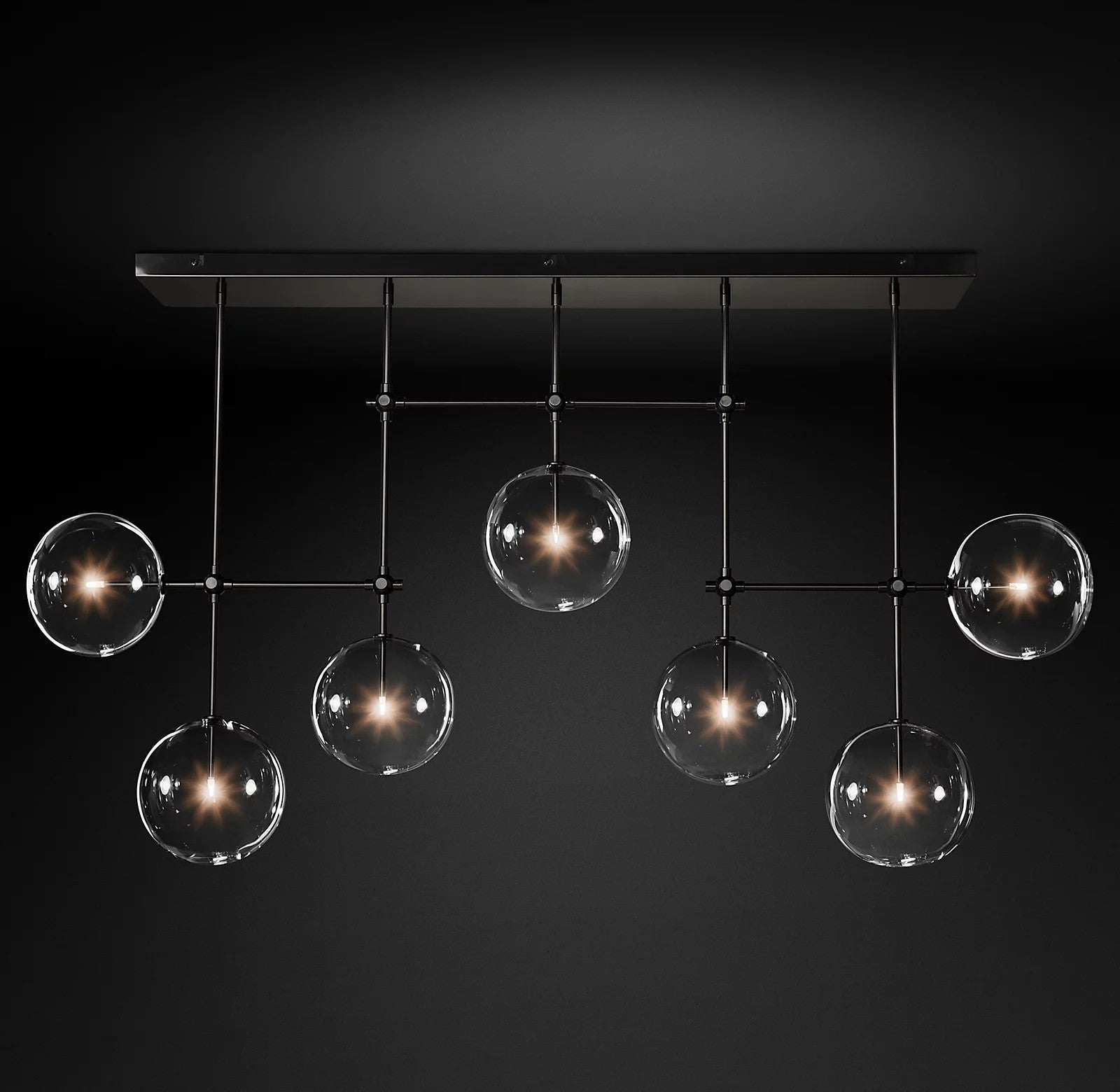 Orbit Contemporary Glass Chandelier - Lamp Outdoor