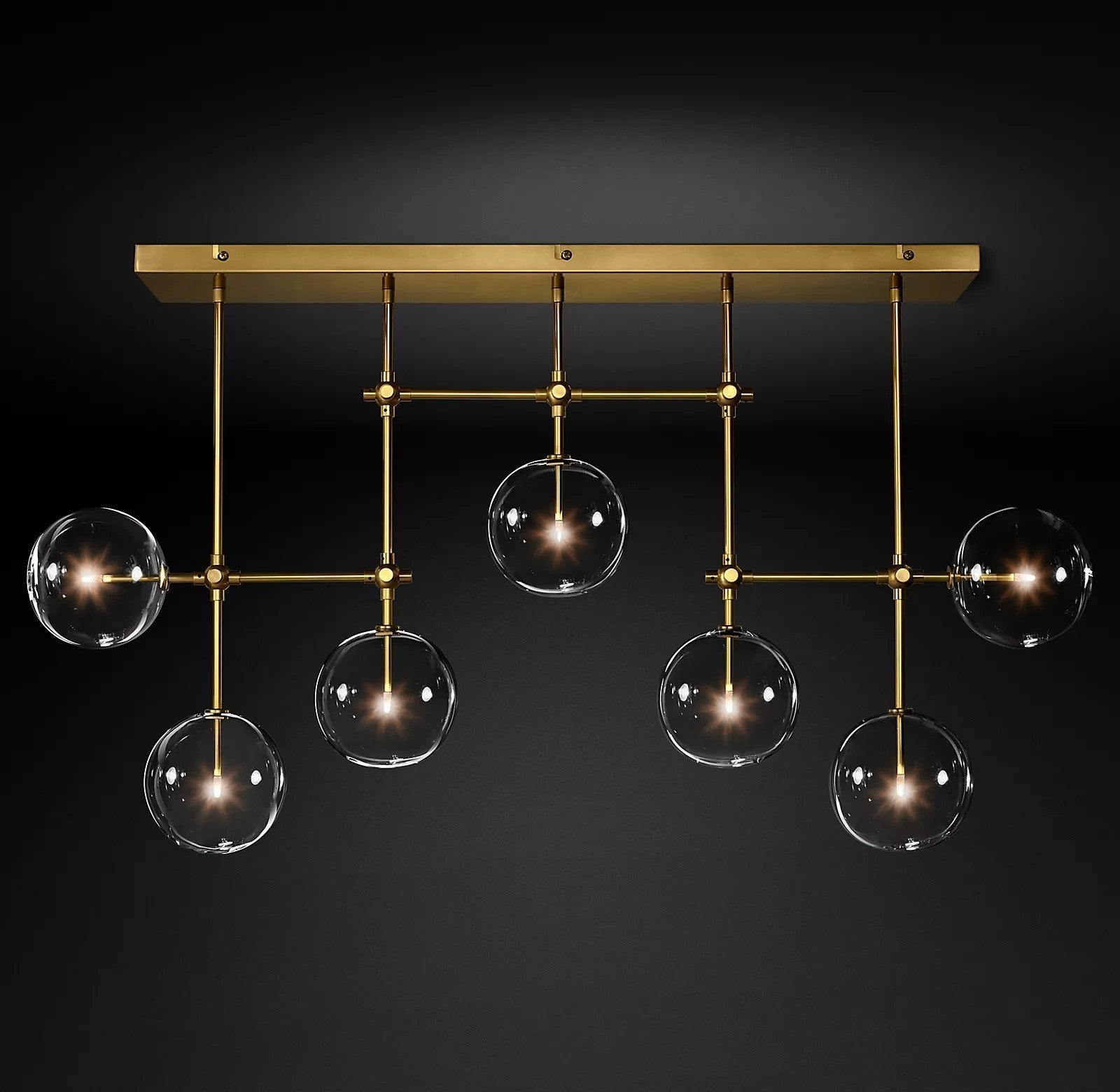 Orbit Contemporary Glass Chandelier - Lamp Outdoor