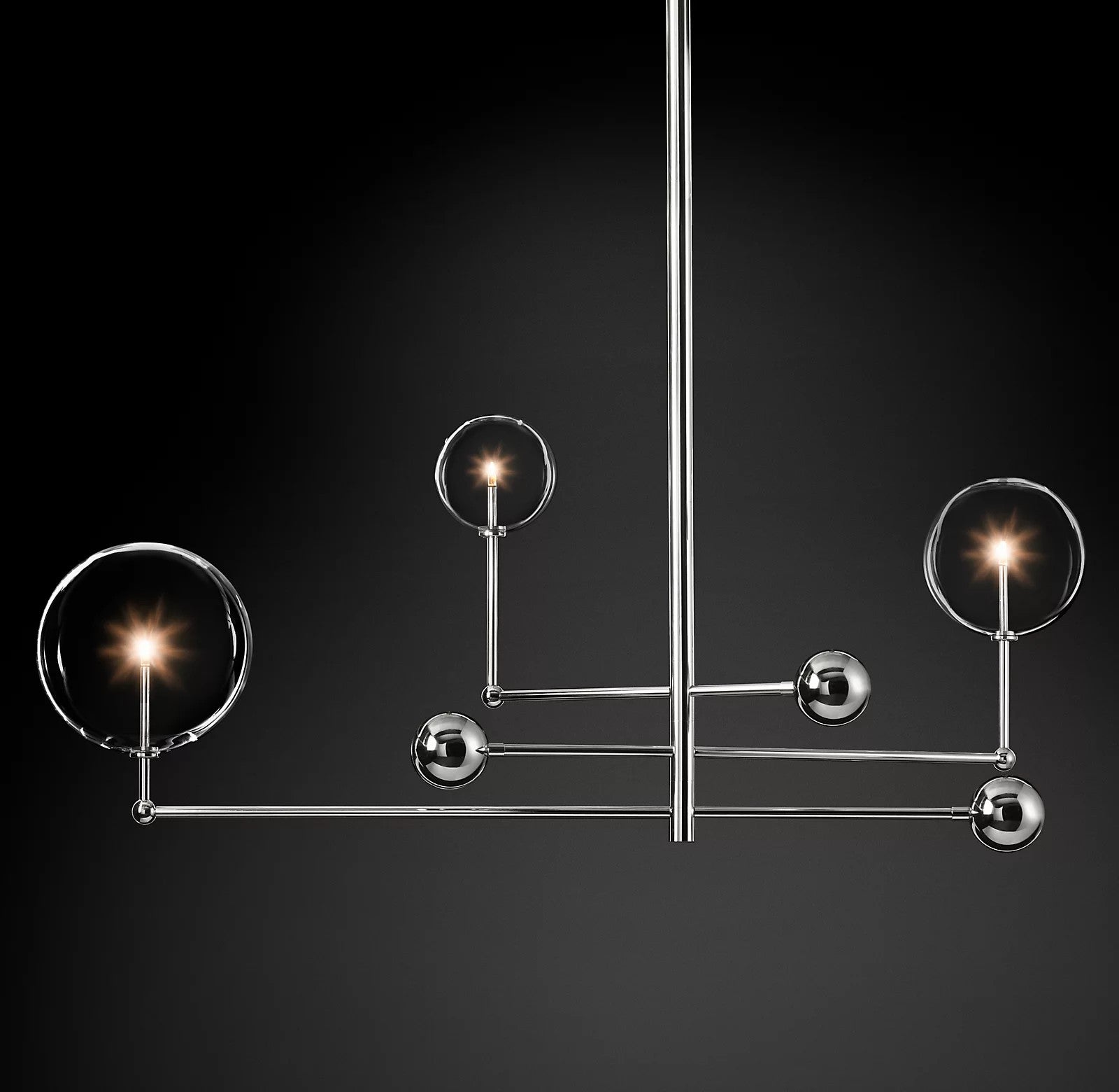 Orbit Contemporary Glass Chandelier - Lamp Outdoor