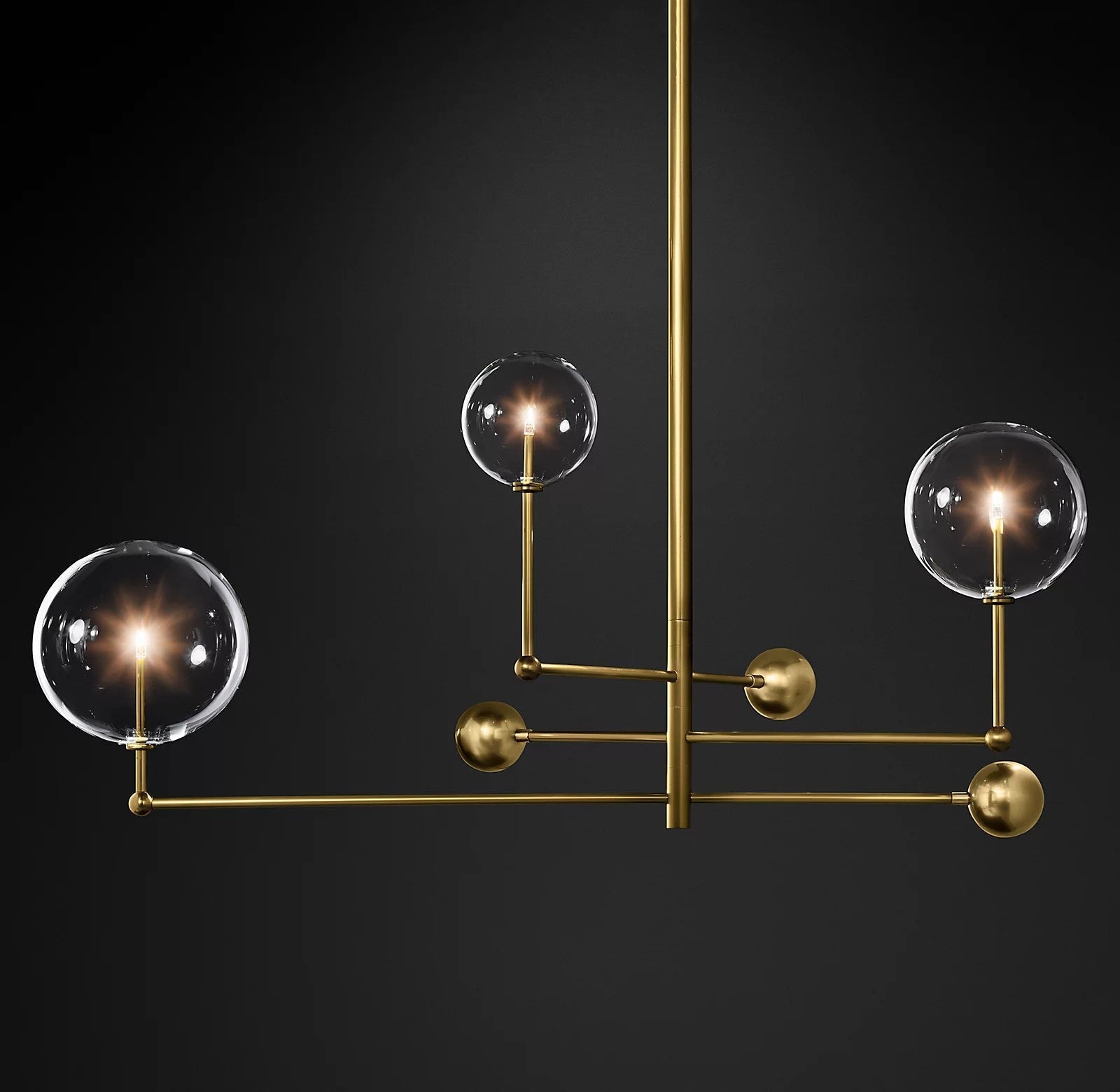 Orbit Contemporary Glass Chandelier - Lamp Outdoor