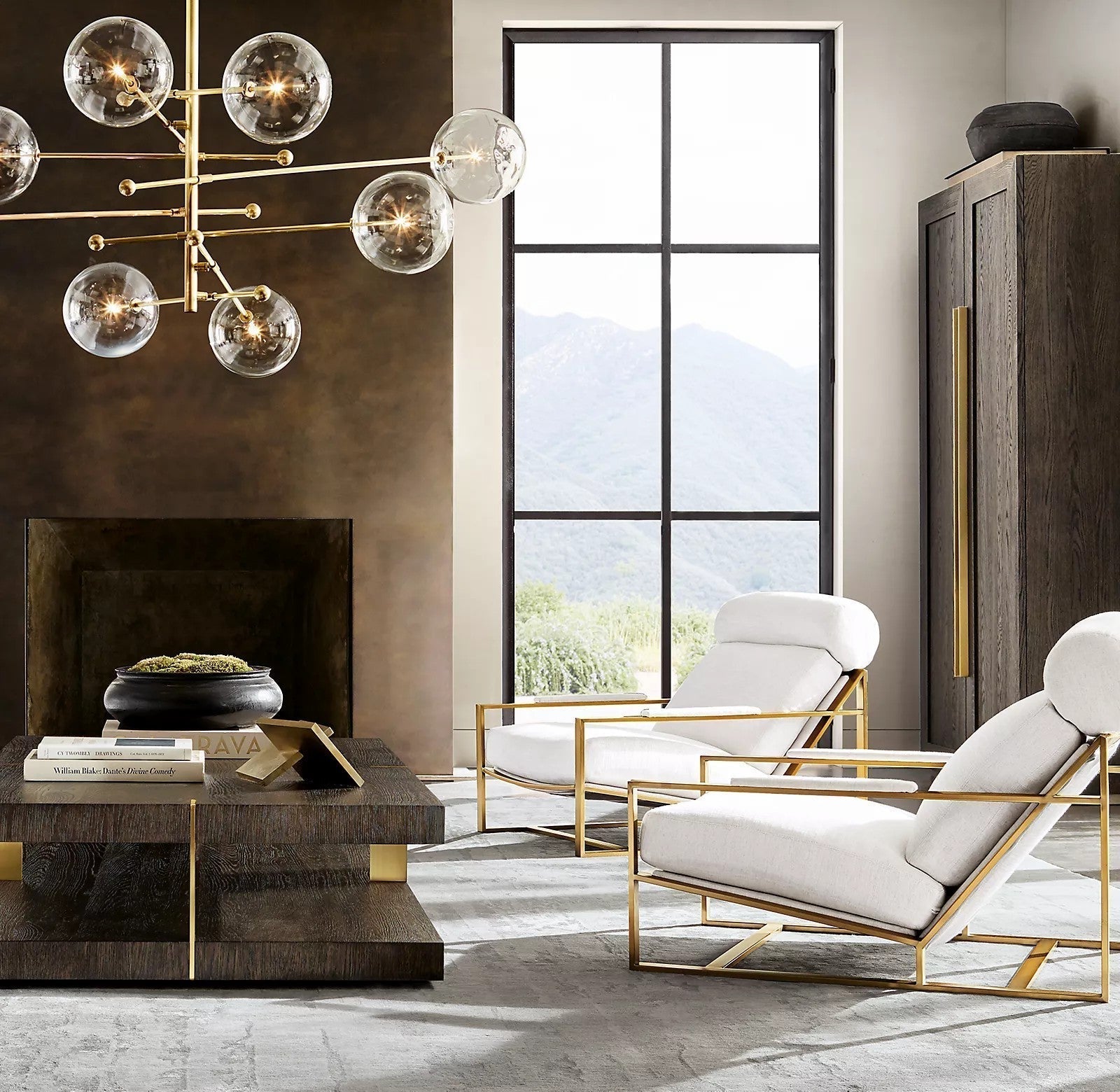 Orbit Contemporary Glass Chandelier - Lamp Outdoor