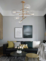 Orbit Contemporary Glass Chandelier - Lamp Outdoor