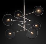 Orbit Contemporary Glass Chandelier - Lamp Outdoor