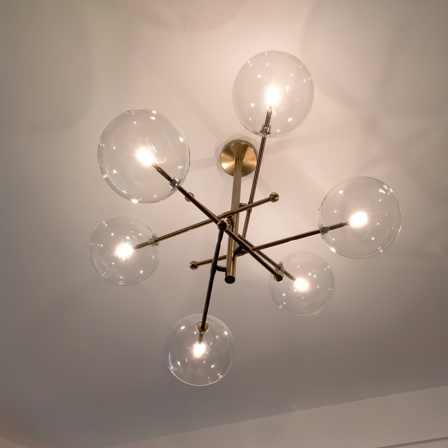 Orbit Contemporary Glass Chandelier - Lamp Outdoor