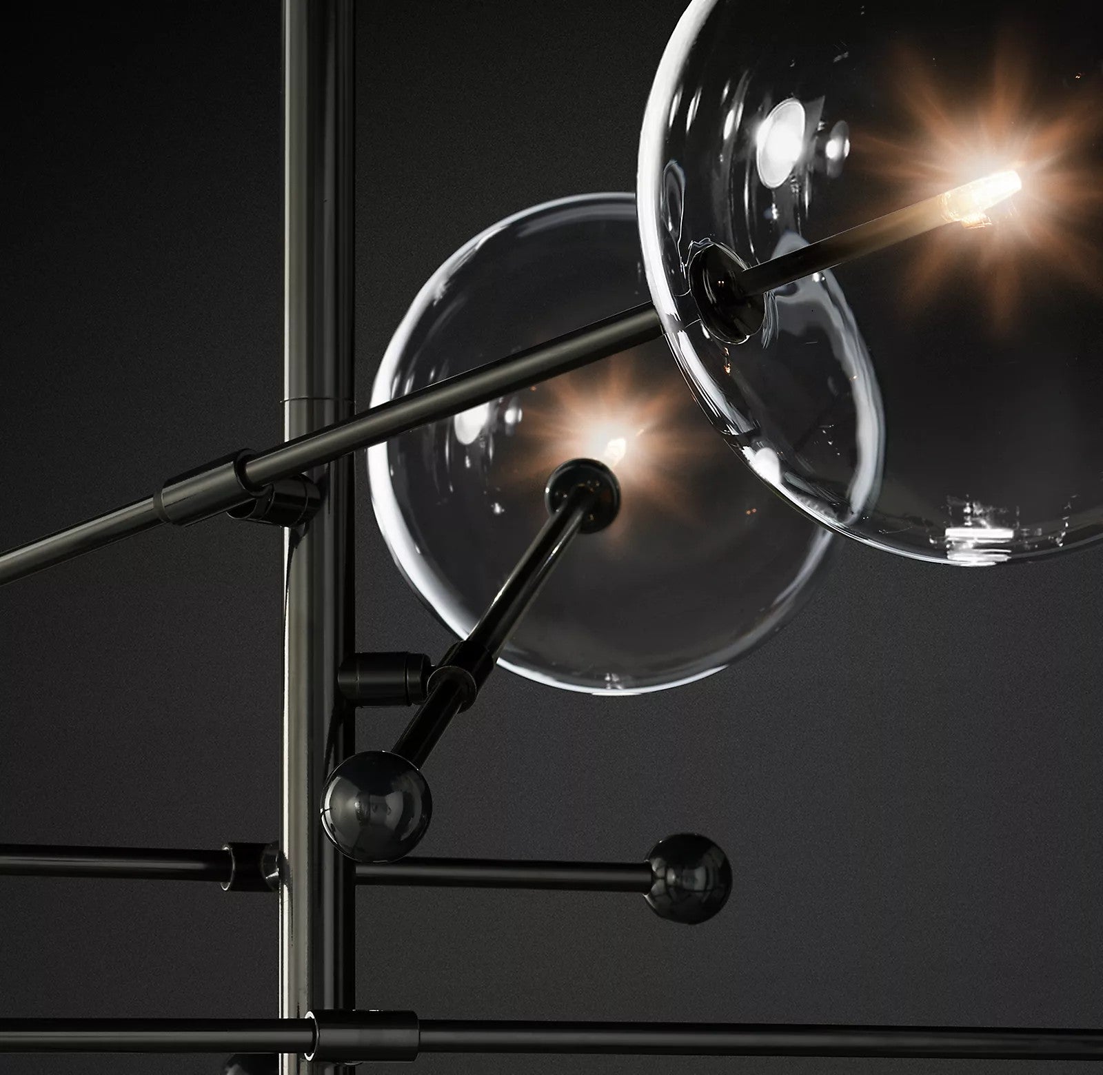 Orbit Contemporary Glass Chandelier - Lamp Outdoor
