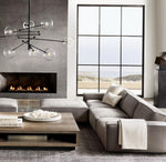 Orbit Contemporary Glass Chandelier - Lamp Outdoor