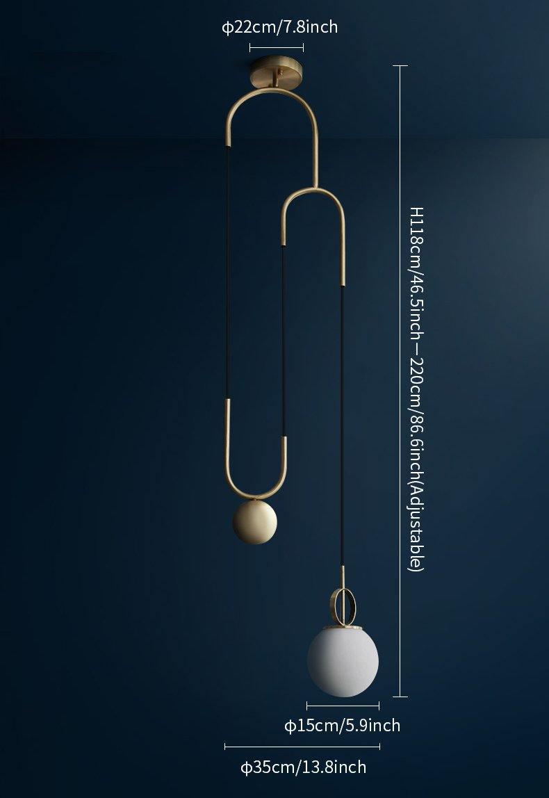 Glass Ball Pendant Lamp - Lamp Outdoor