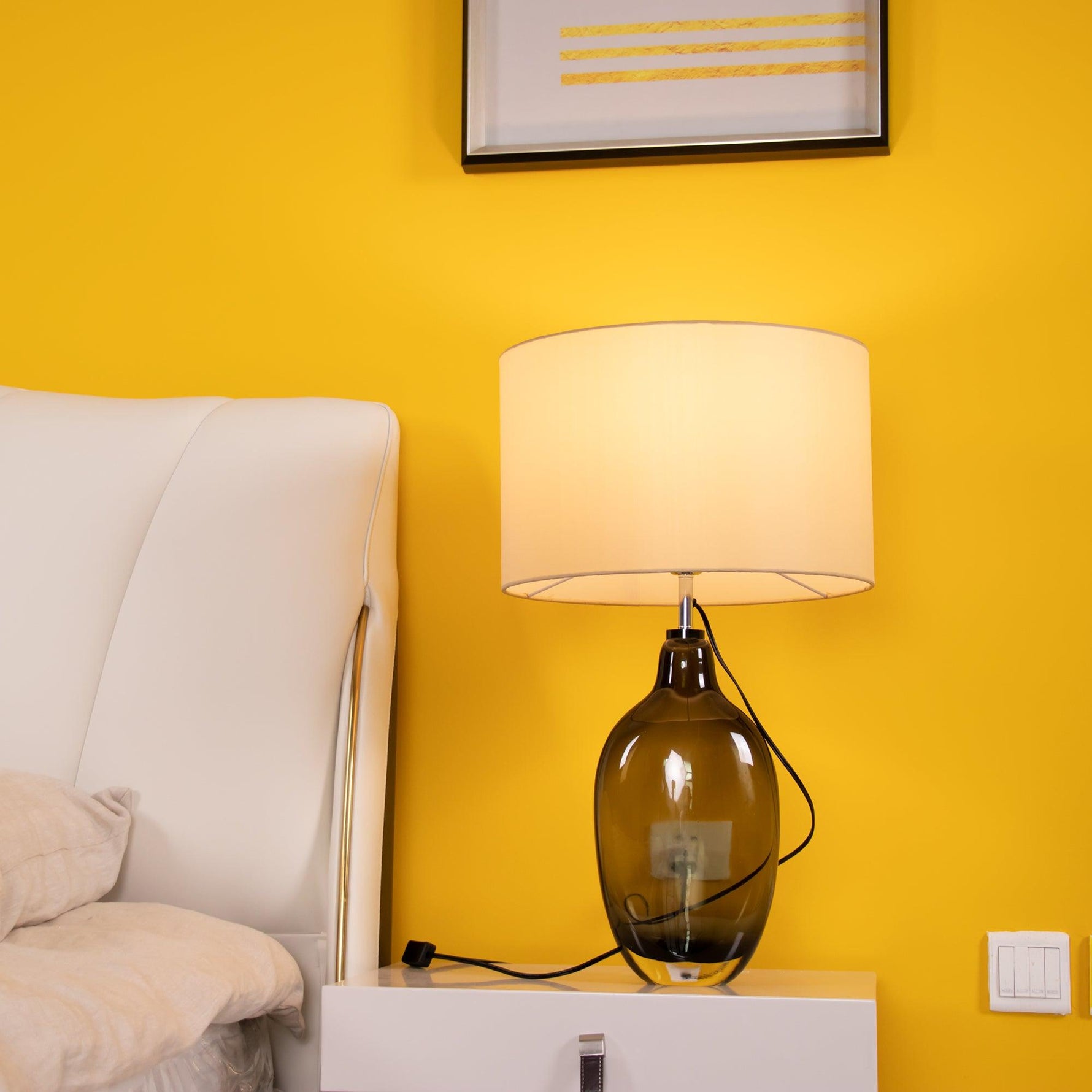 Glazed Crystal Table Lamp - Lamp Outdoor