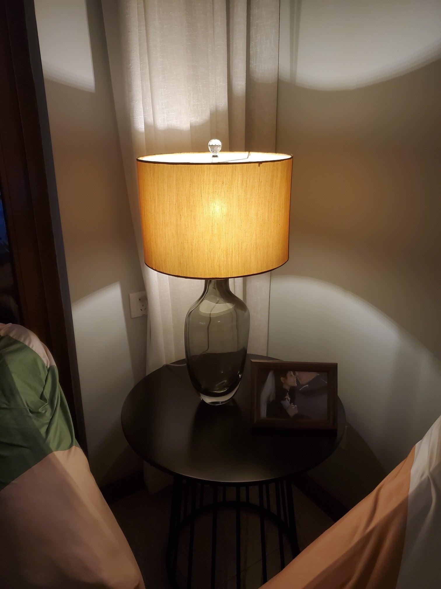 Glazed Crystal Table Lamp - Lamp Outdoor