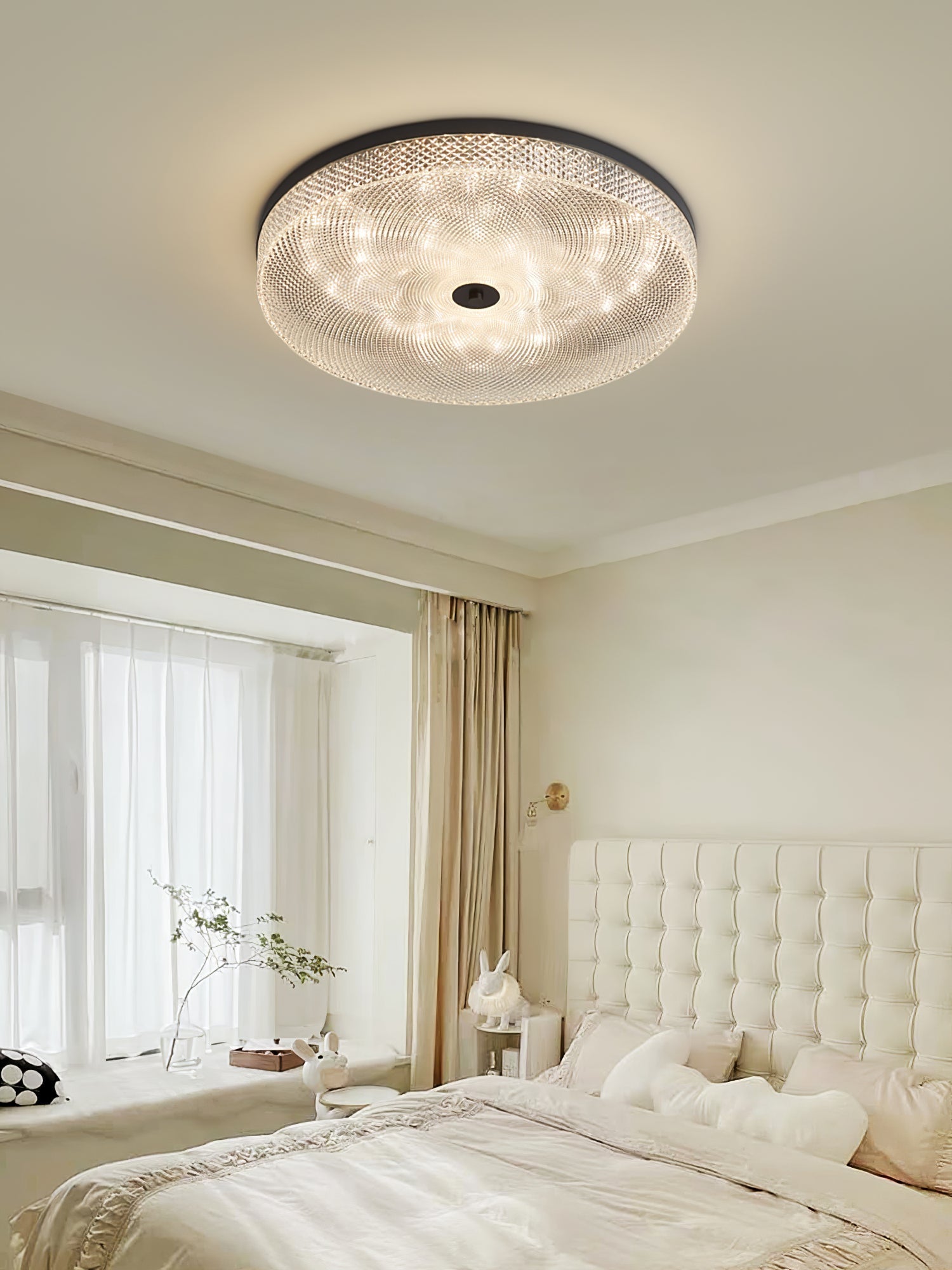 Glimmering Striped Ceiling Light - Lamp Outdoor