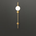 Globe Brass Wall Sconce - Lamp Outdoor