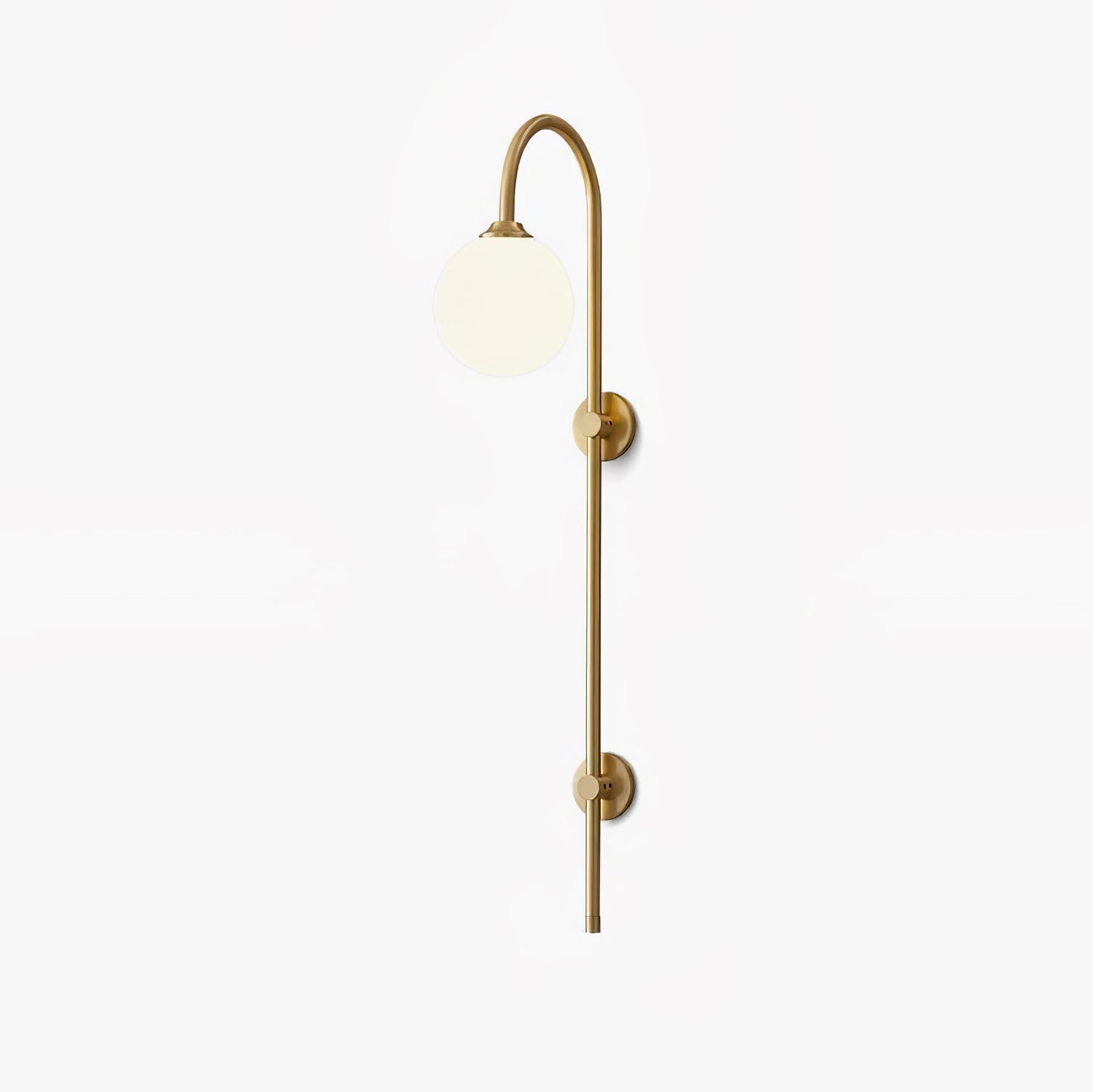 Globe Brass Wall Sconce - Lamp Outdoor