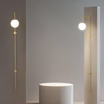 Globe Brass Wall Sconce - Lamp Outdoor