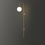 Globe Brass Wall Sconce - Lamp Outdoor