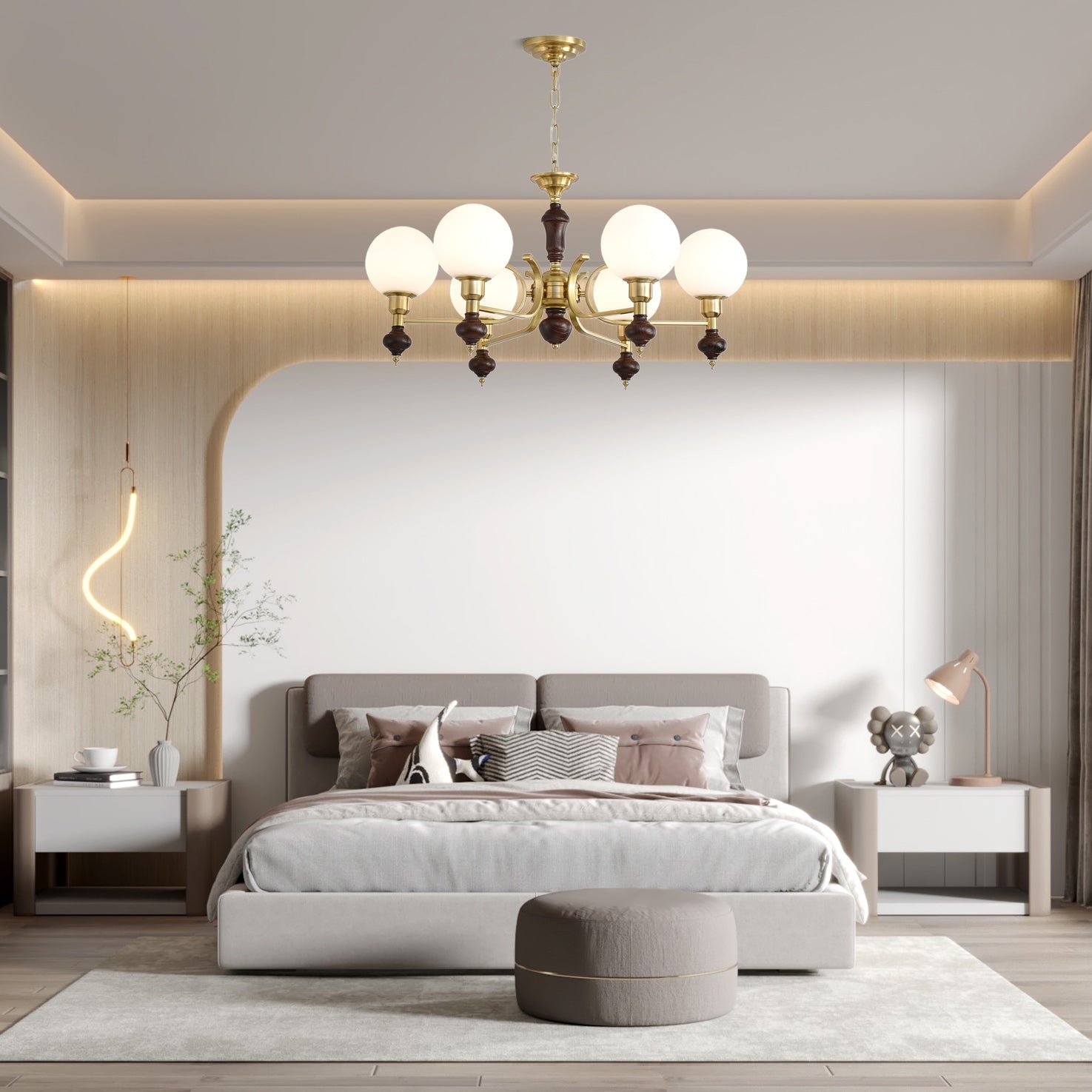 Globe Orb Chandelier - Lamp Outdoor
