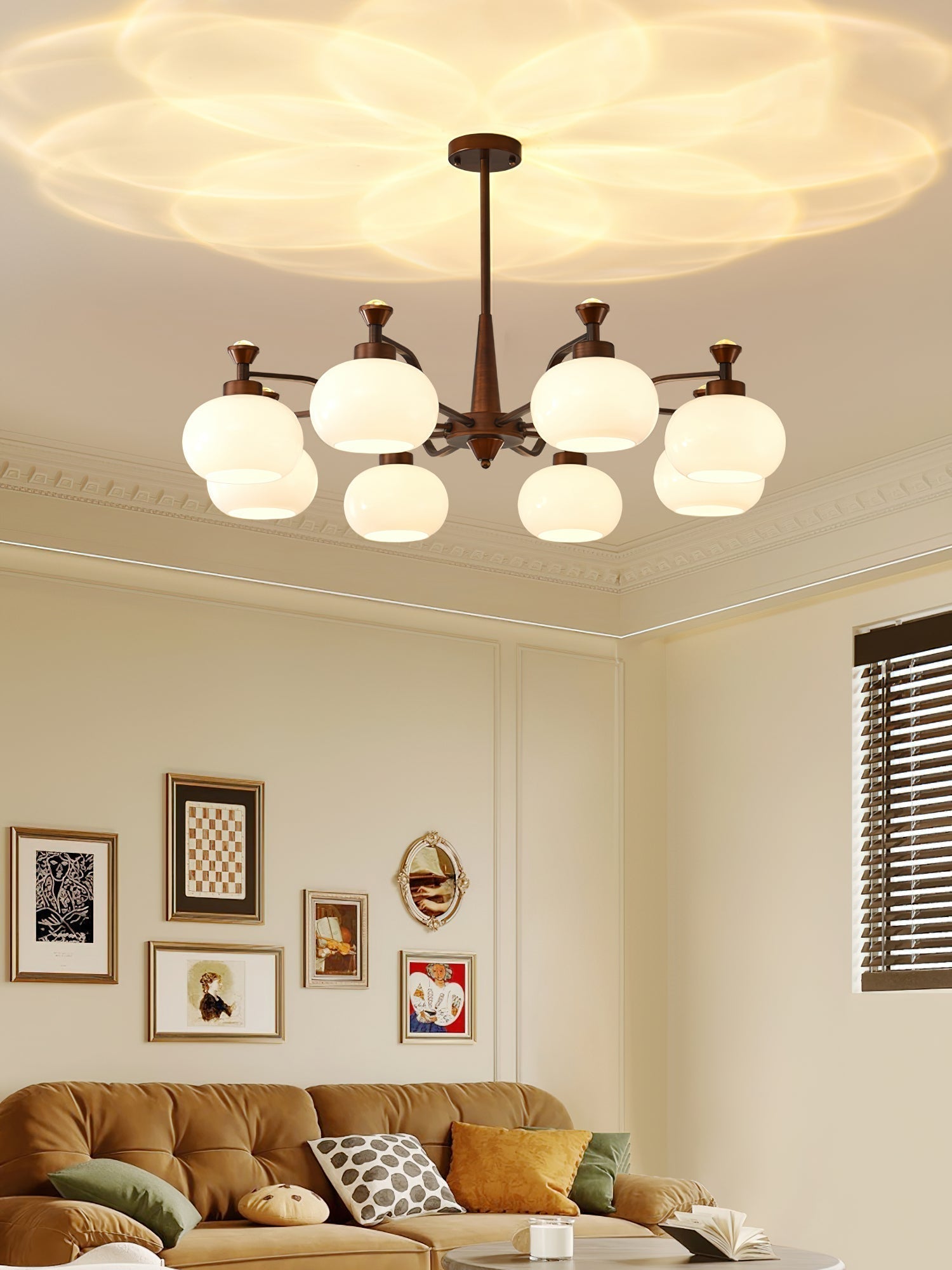 Aurora Chandelier Globe Spotlight - Lamp Outdoor