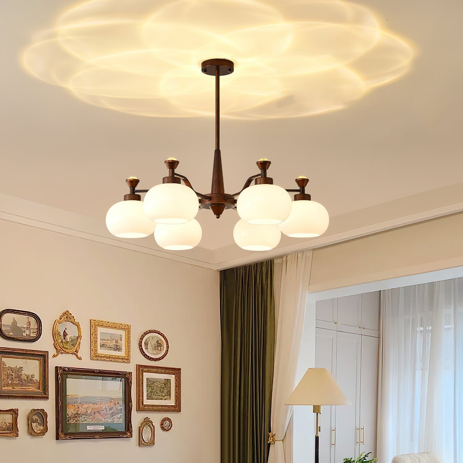 Aurora Chandelier Globe Spotlight - Lamp Outdoor