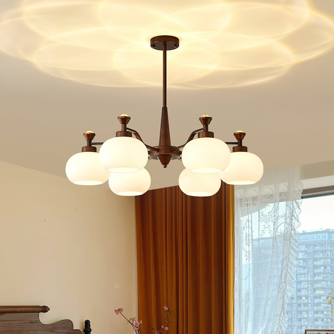 Aurora Chandelier Globe Spotlight - Lamp Outdoor