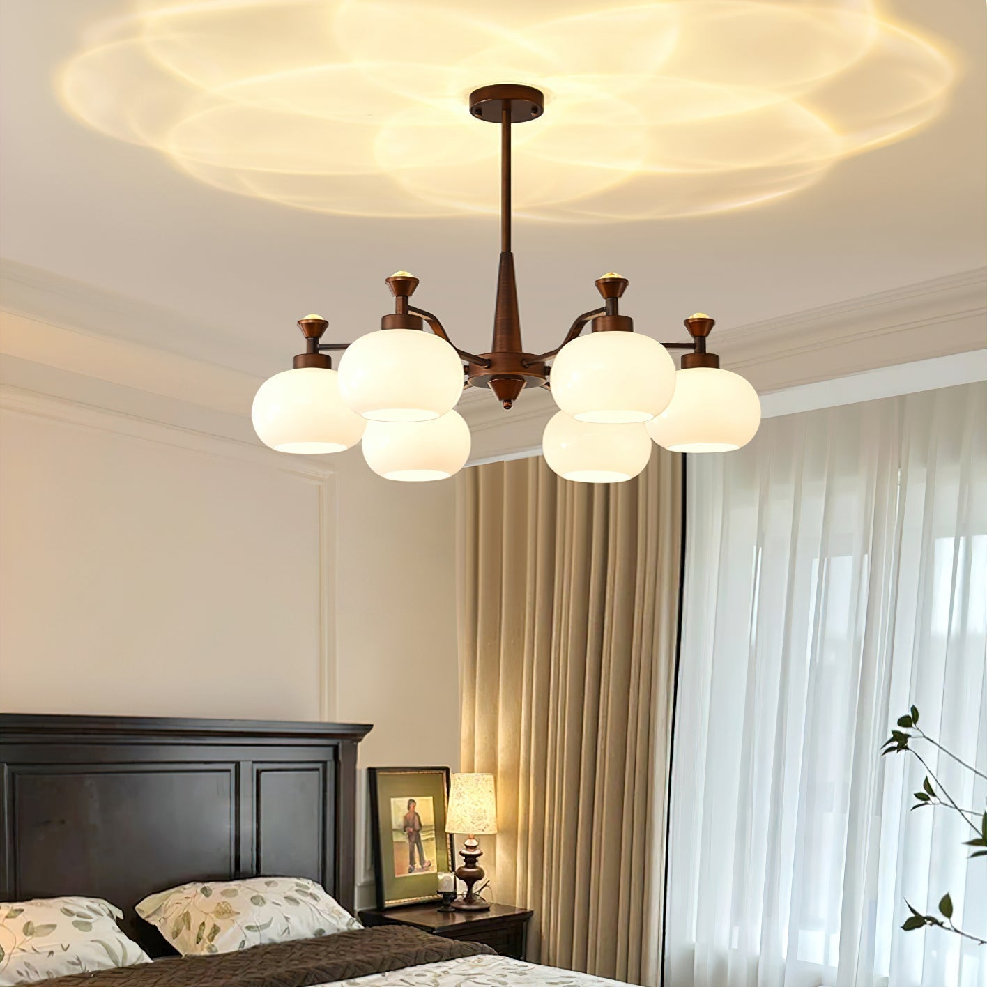 Aurora Chandelier Globe Spotlight - Lamp Outdoor