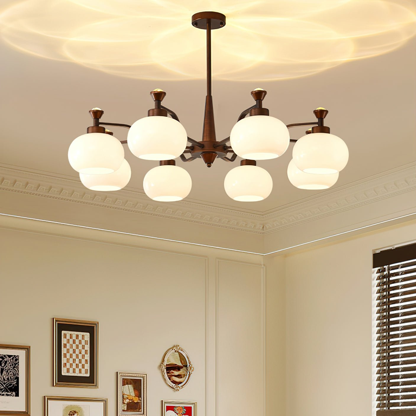 Aurora Chandelier Globe Spotlight - Lamp Outdoor