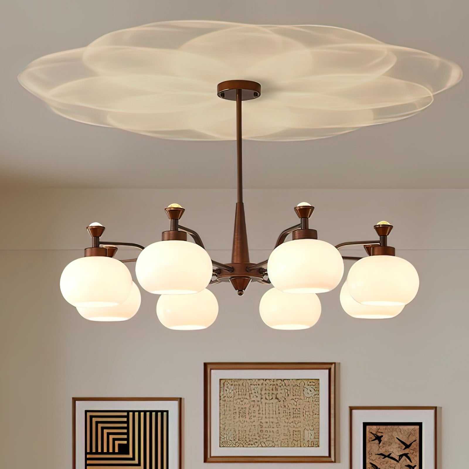 Aurora Chandelier Globe Spotlight - Lamp Outdoor