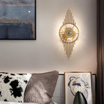 Crystal Gear Gold Wall Light - Lamp Outdoor