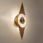 Crystal Gear Gold Wall Light - Lamp Outdoor