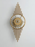 Crystal Gear Gold Wall Light - Lamp Outdoor
