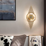 Crystal Gear Gold Wall Light - Lamp Outdoor
