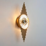 Crystal Gear Gold Wall Light - Lamp Outdoor