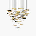 Aureate Cloud Brass Cluster Chandelier - Lamp Outdoor