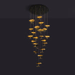 Aureate Cloud Brass Cluster Chandelier - Lamp Outdoor