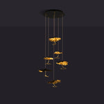 Aureate Cloud Brass Cluster Chandelier - Lamp Outdoor