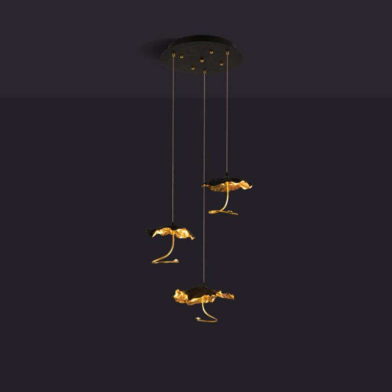 Aureate Cloud Brass Cluster Chandelier - Lamp Outdoor