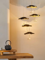 Aureate Cloud Brass Cluster Chandelier - Lamp Outdoor