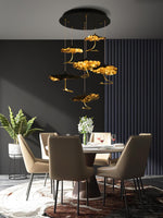 Aureate Cloud Brass Cluster Chandelier - Lamp Outdoor
