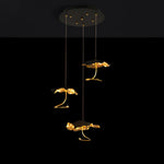 Aureate Cloud Brass Cluster Chandelier - Lamp Outdoor
