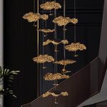 Aureate Cloud Brass Cluster Chandelier - Lamp Outdoor