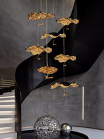 Aureate Cloud Brass Cluster Chandelier - Lamp Outdoor
