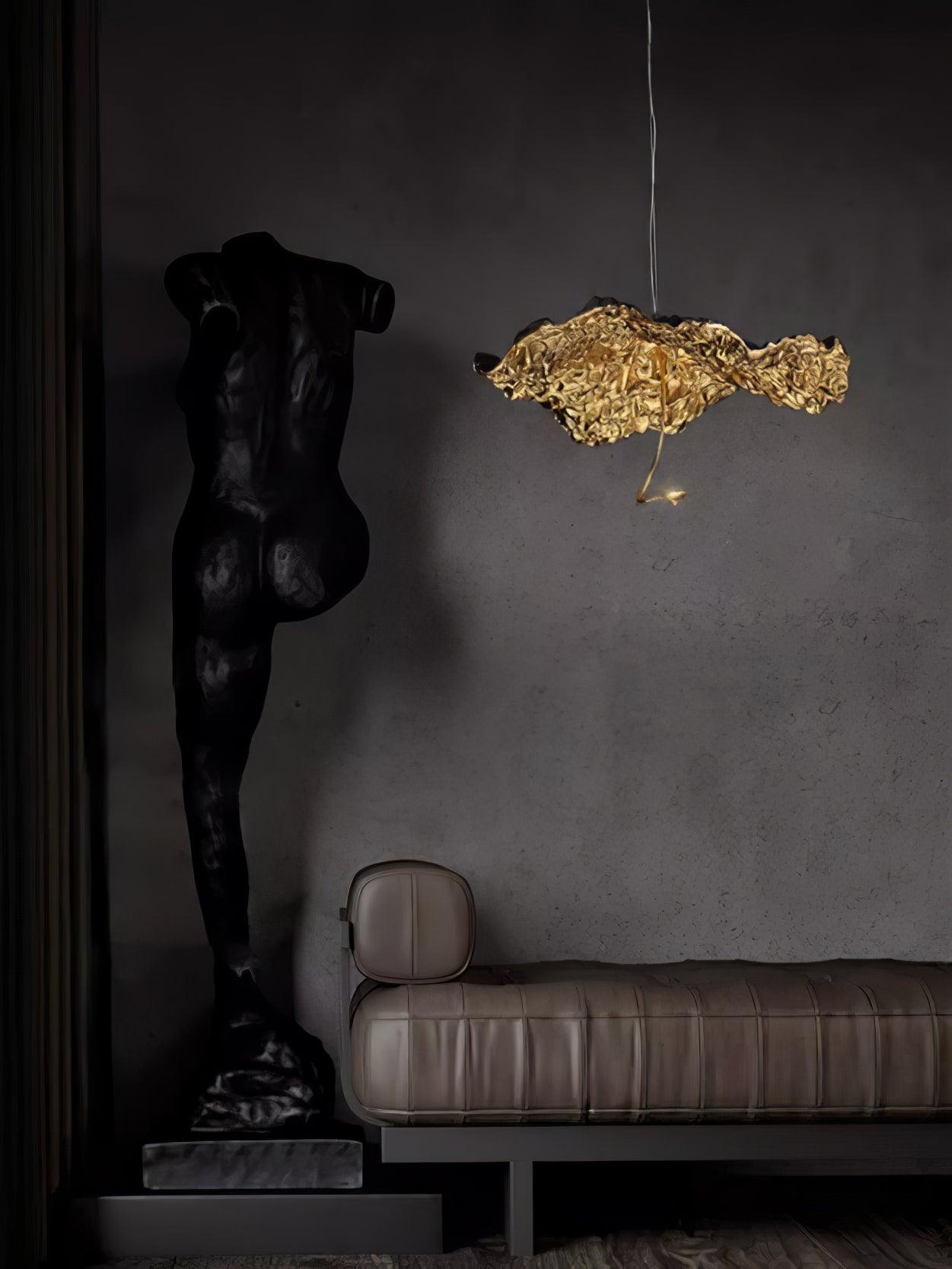 Aureate Cloud Brass Cluster Chandelier - Lamp Outdoor