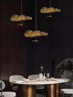 Aureate Cloud Brass Cluster Chandelier - Lamp Outdoor