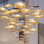 Aureate Cloud Brass Cluster Chandelier - Lamp Outdoor