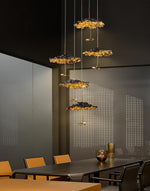 Aureate Cloud Brass Cluster Chandelier - Lamp Outdoor