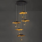 Aureate Cloud Brass Cluster Chandelier - Lamp Outdoor