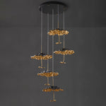 Aureate Cloud Brass Cluster Chandelier - Lamp Outdoor